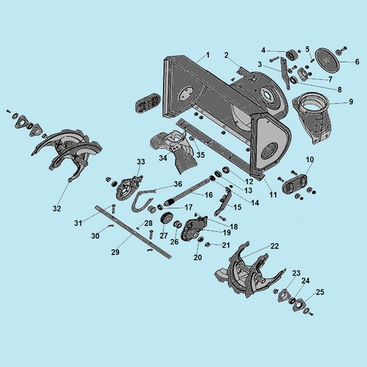 Редуктор и шнек Champion ST661